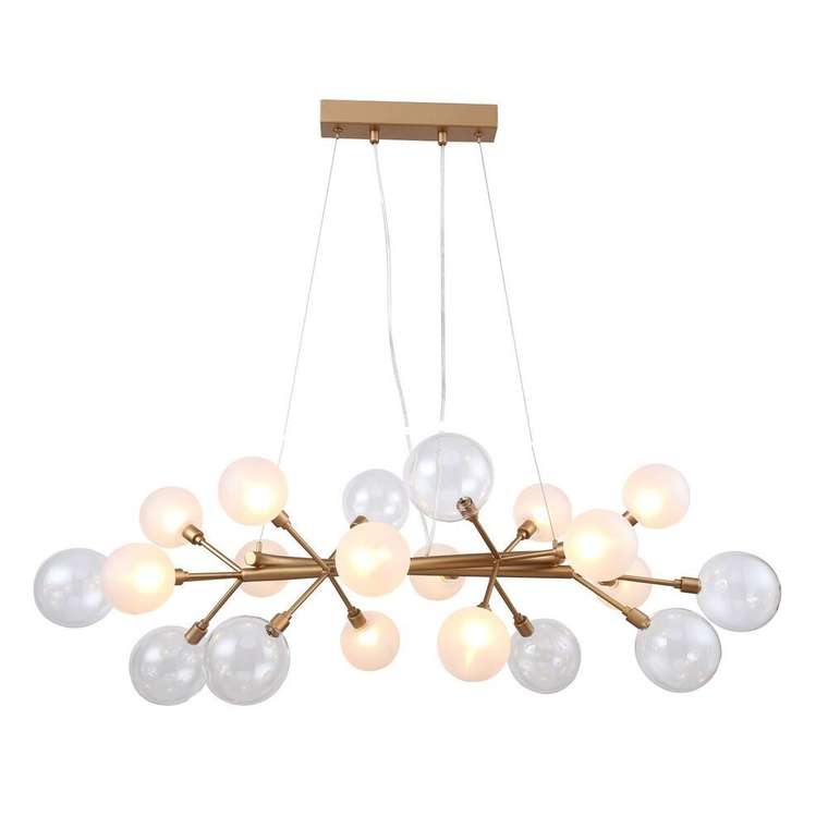 подвесная люстра Babylon прозрачный металл, стекло 12*G9*40W, excluded