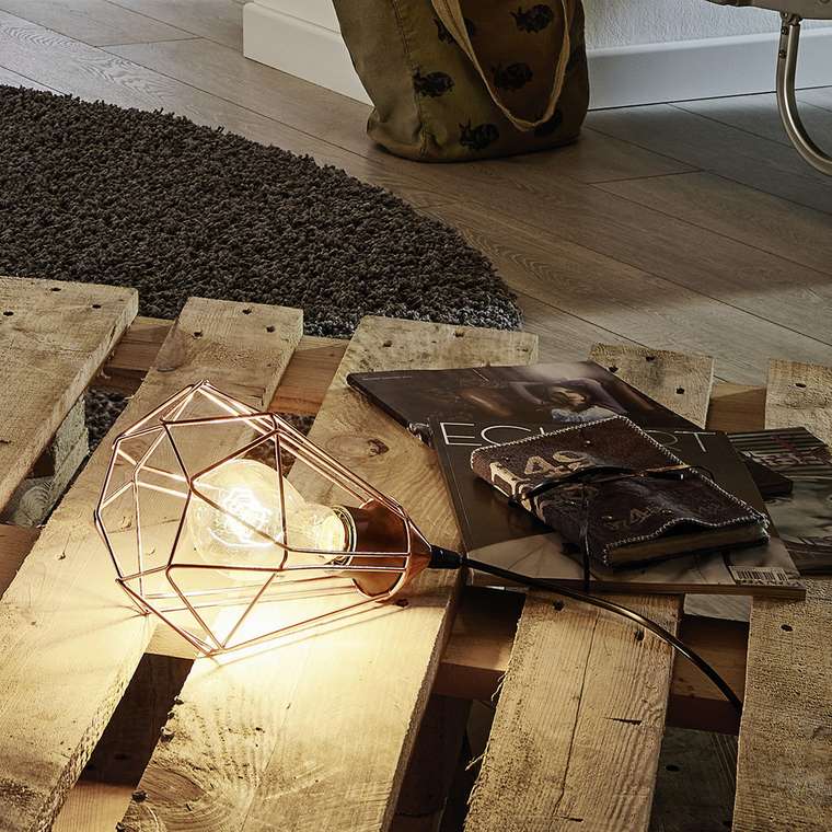 Настольная лампа Tarbes 94197 (металл, цвет медь)