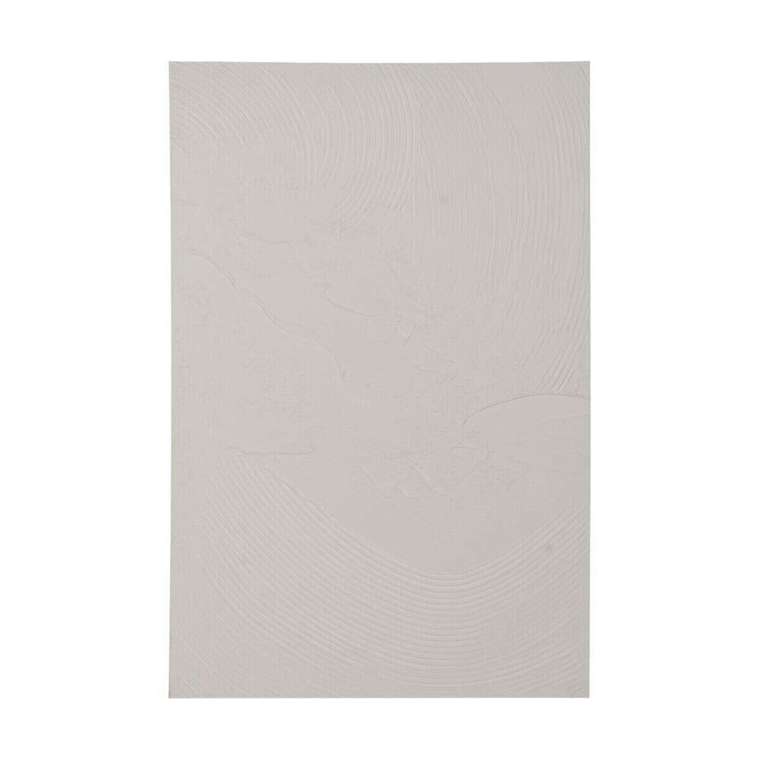 Картина Белый Абстракция 80 x 3 x 120 cm