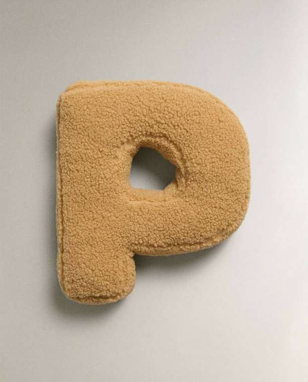 Детская подушка Letter p