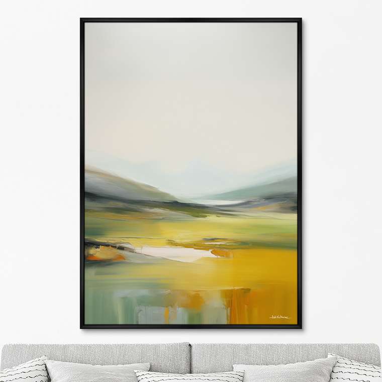 Репродукция картины Landscape collection, Meadows, No 1, 2024г.