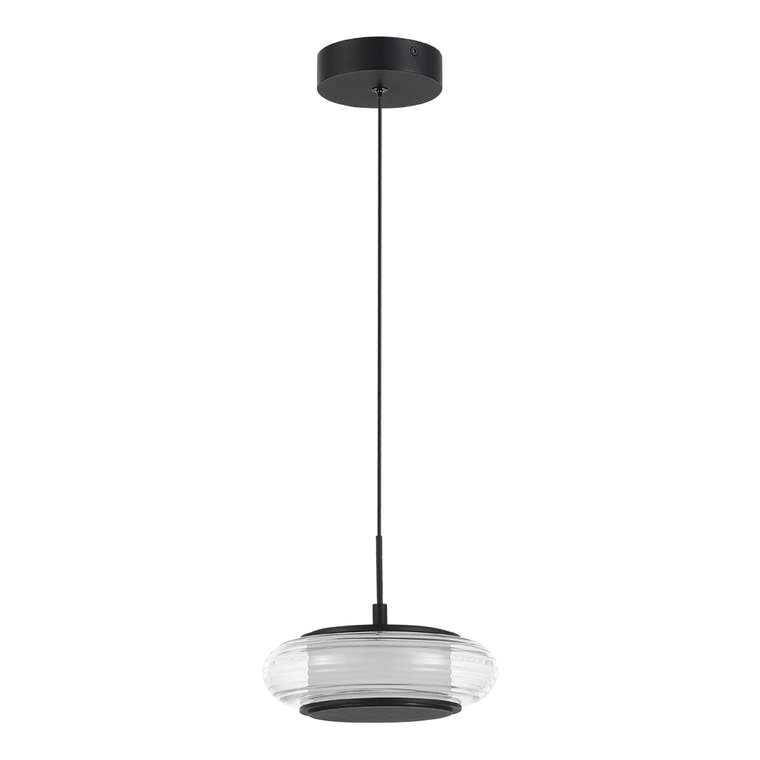 Светильник подвесной ST-Luce черный/прозрачный LED 1*7W 3000K FRITTELA