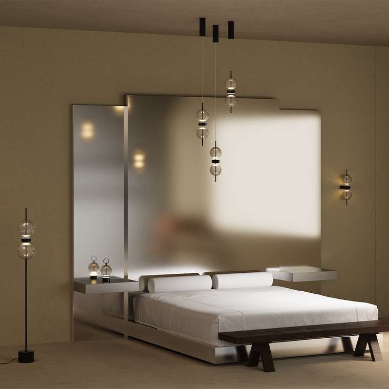 Аккумуляторный светильник Maytoni MOD478RL-L3B3K Double Moon Modern