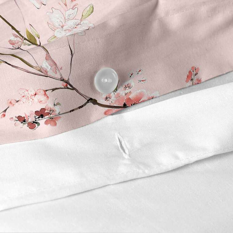 Пододеяльник Chinoiserie 140x200 розового цвета