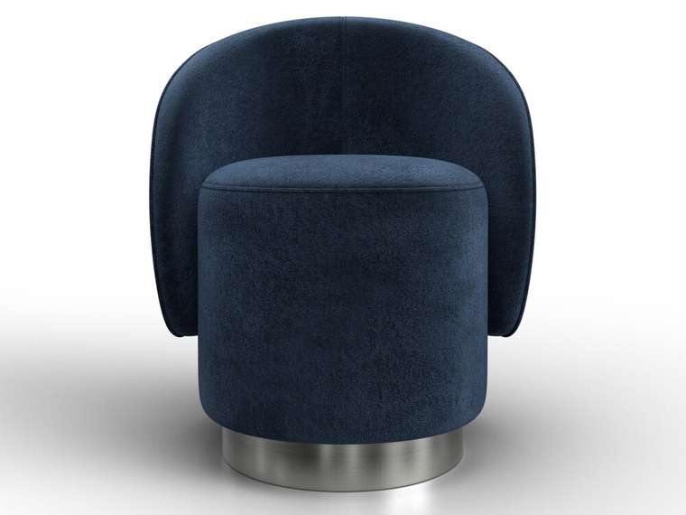 Кресло Лига-108 темно-синего цвета