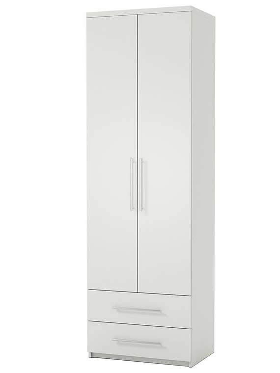 Шкаф с полками и ящиками Мелодия МПЯ-21 70 белого цвета