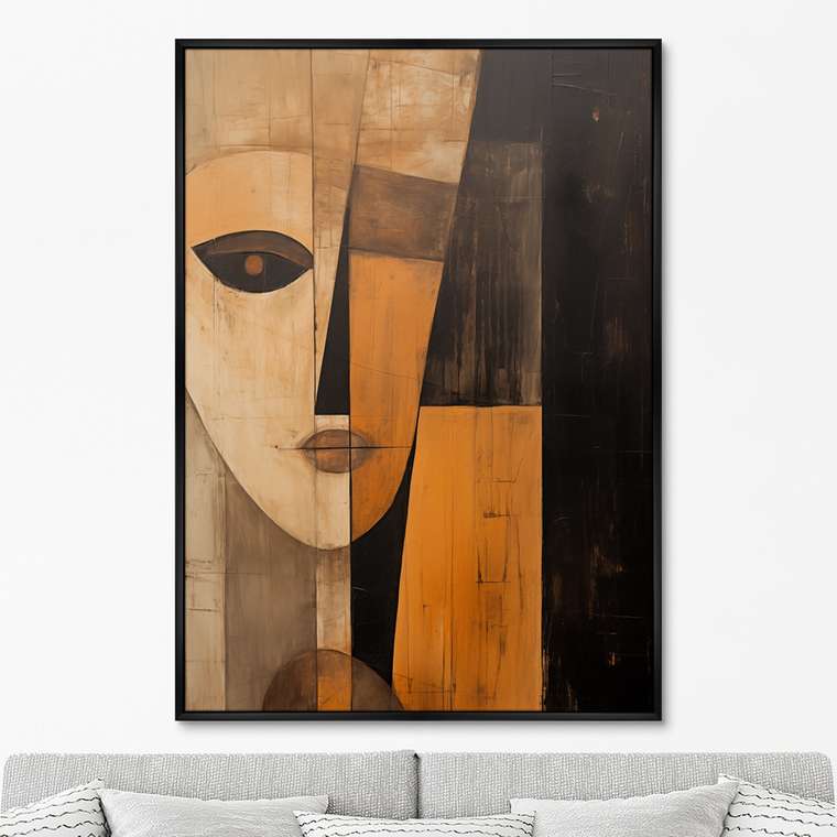 Репродукция картины Monotony of the palettess, No 1, 2024г.