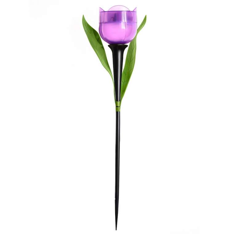 Светильник на солнечных батареях Promo USL-C-453/PT305 Purple Tulip (пластик, цвет фиолетовый)