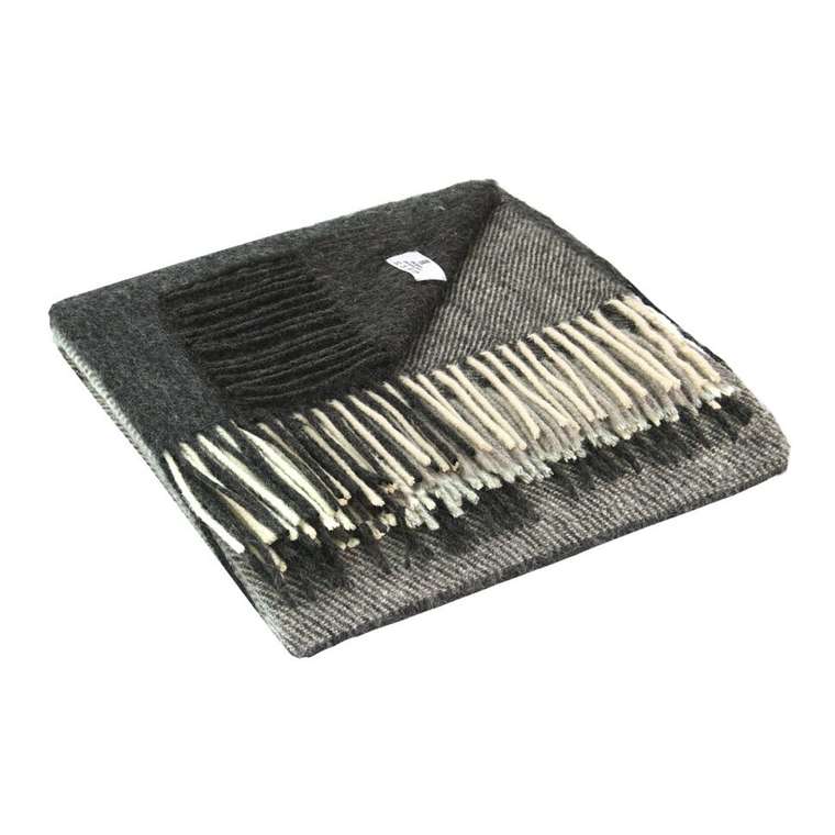 Плед Andes 140х200 темно-серого цвета