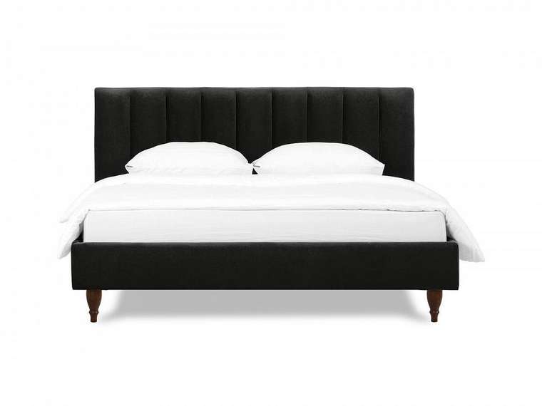 Кровать Queen II Sofia L 160х200 черного цвета 