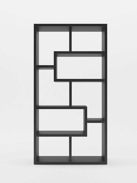 Стеллаж Glazgo темно-коричневого цвета