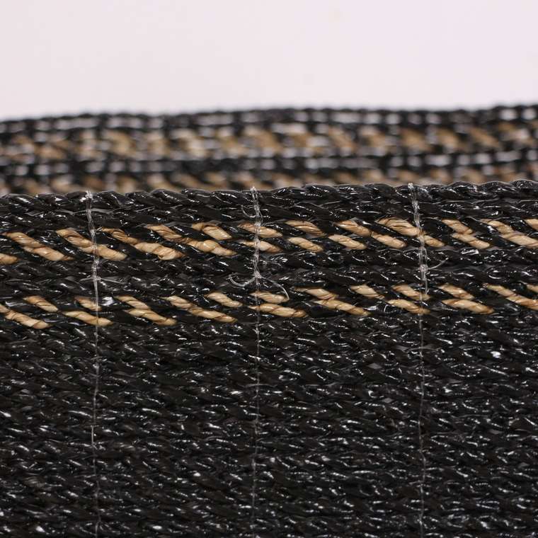 Корзина плетеная Olive Black 42х43 из натурального бананового волокна