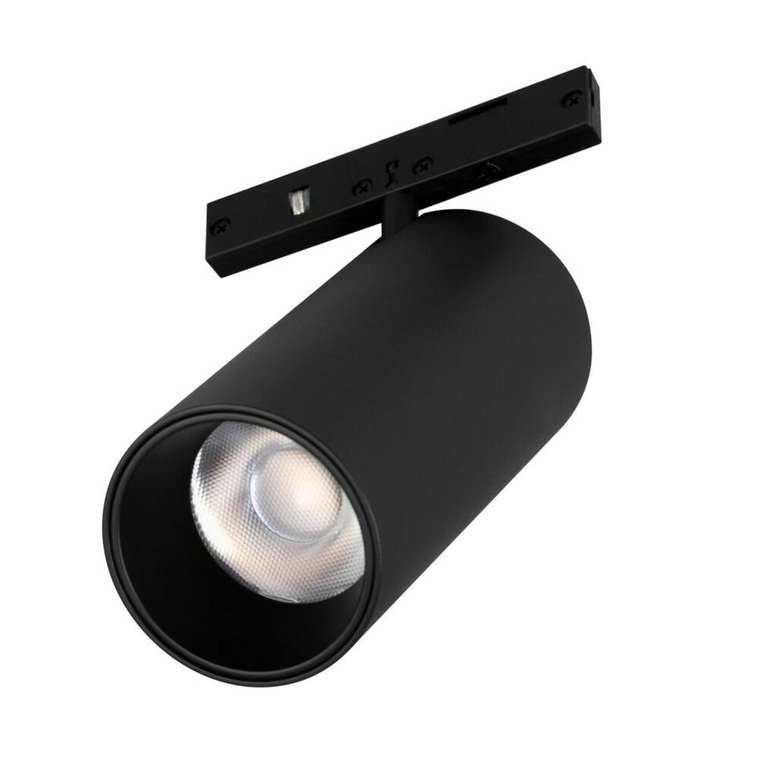 Трековый магнитный светильник Arlight MAG-MICROCOSM-SPOT-R35-5W Warm3000 (BK, 36 deg, 24V) 043252(1)