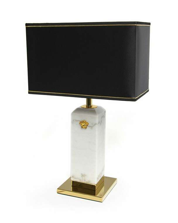 Настольная лампа Верса с черным абажуром