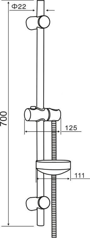 Душевая штанга