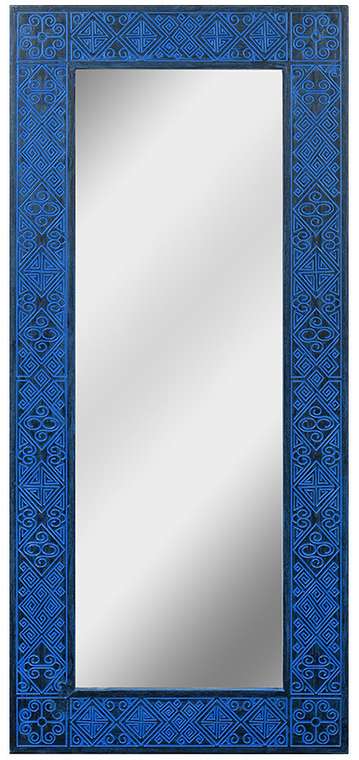 Зеркало в раме Papua Dark Blue 60х140