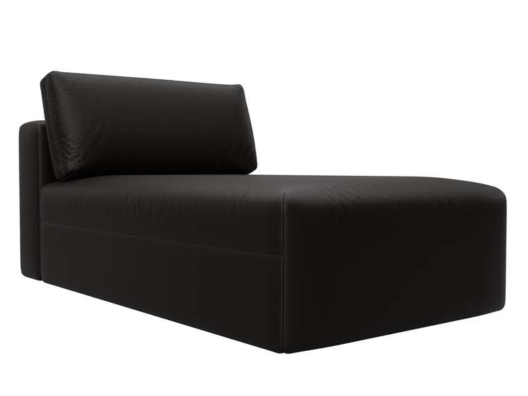 Модульное канапе Лига-060 черного цвета (шенилл)