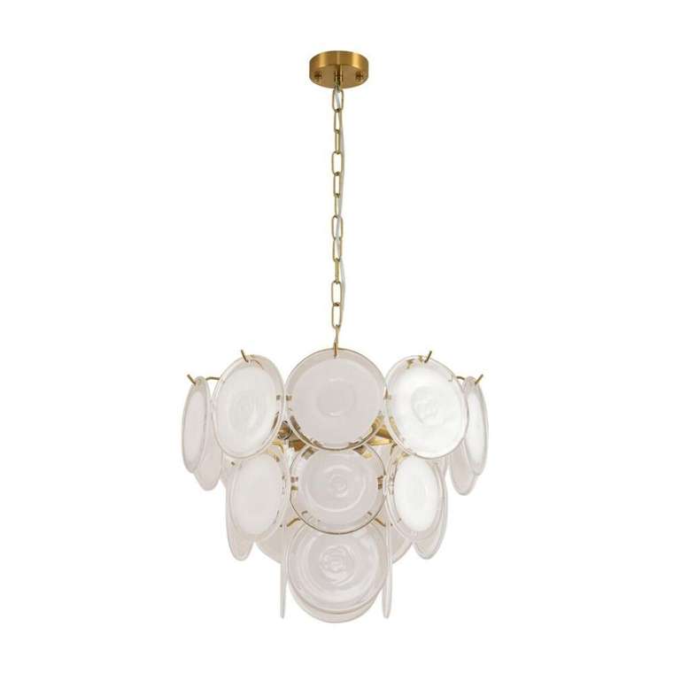 Подвесная люстра Chipsy 8320/5 (стекло, цвет белый)