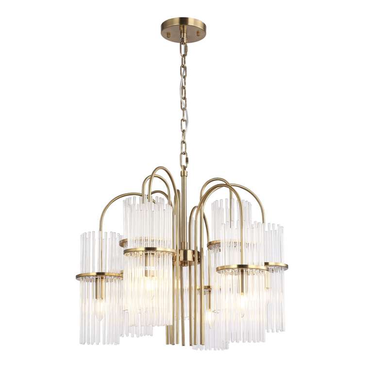 Светильник подвесной ST-Luce латунь/прозрачный E14 9*40W TASSE
