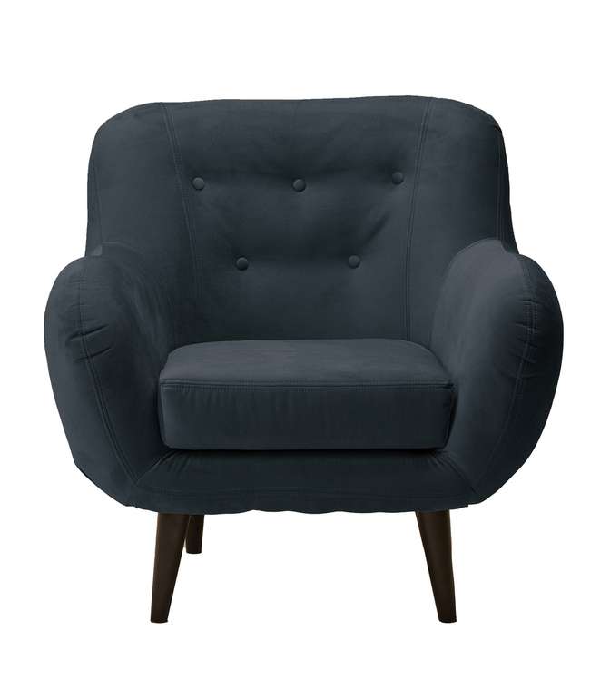 Кресло Элефант темно-серого цвета