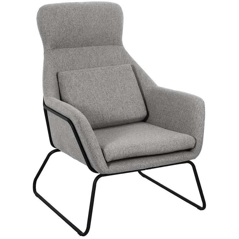 Кресло Archie серого цвета 
