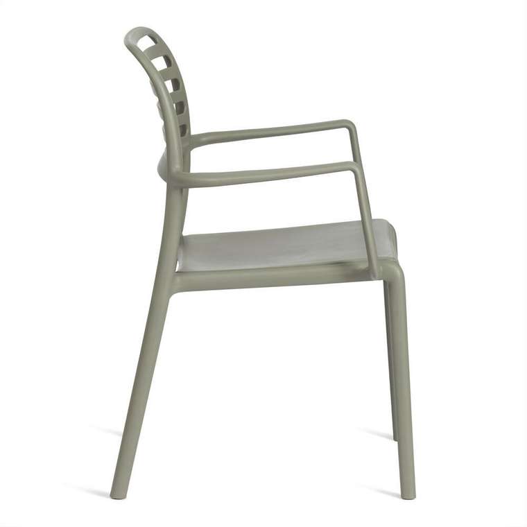 Обеденный стул-кресло Valutto серого цвета