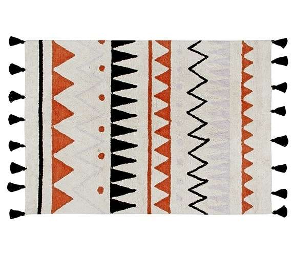 Ковер Ацтекский 120х160 бежево-терракотового цвета