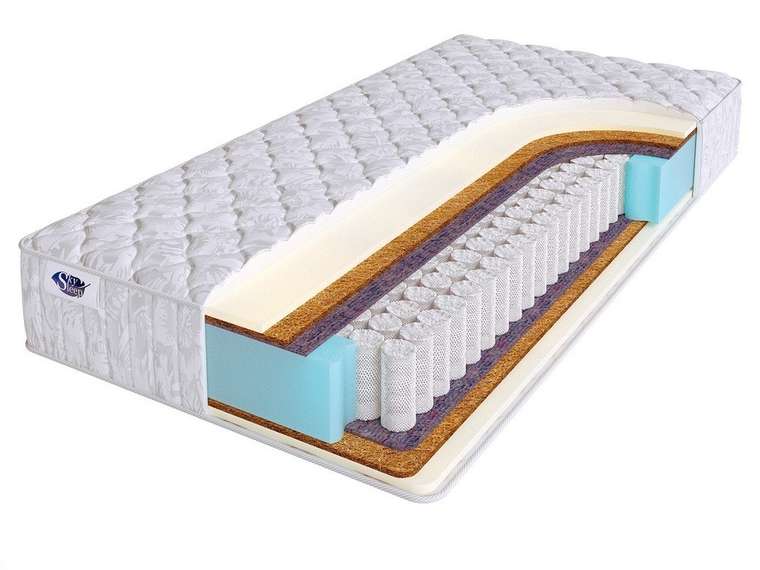 Матрас пружинный Start Medium 90х200 белого цвета