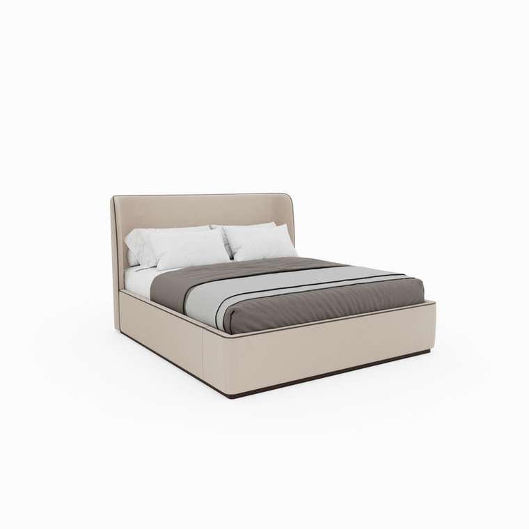 Кровать Perfecto 180х200 бежевого цвета с подъемным механизмом