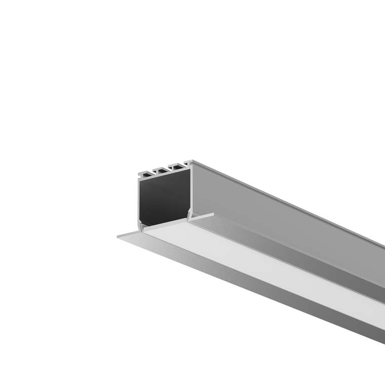 Комплектующие к светодиодной ленте Led Strip 632001 Встраиваемый с накладным фланцем профиль Алюминиевый профиль