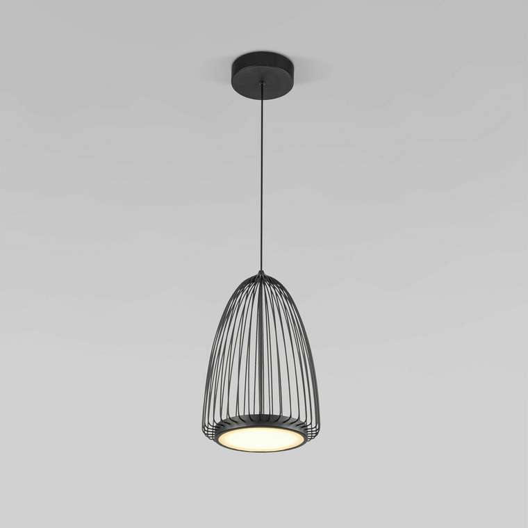 Подвесной светодиодный светильник 40009/1 LED черный Comodita
