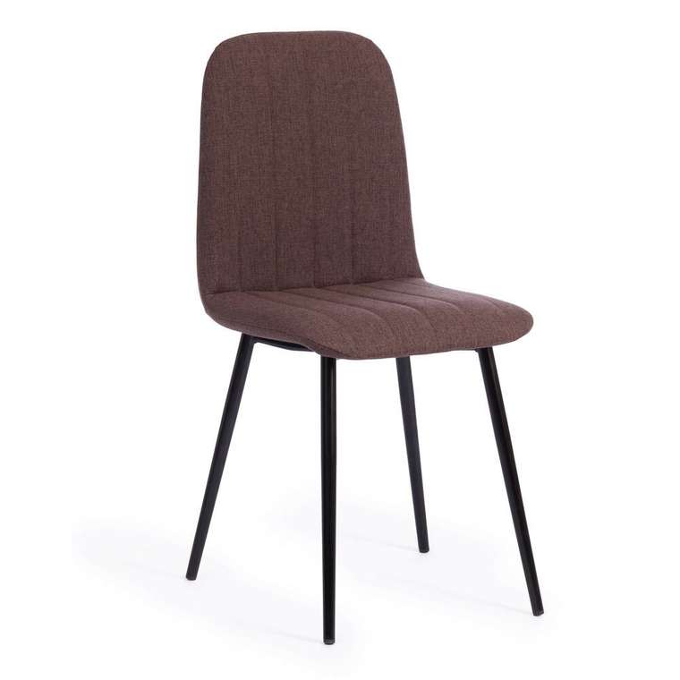 Комплект из четырех стульев Ars коричневого цвета