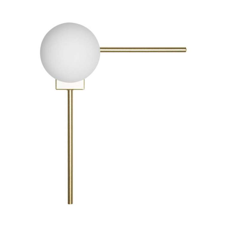 Бра Meridian 10132/E Gold (стекло, цвет белый)