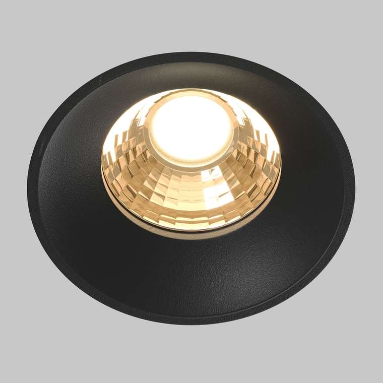 Встраиваемый светильник Technical DL058-12W2.7K-TRS-B Round Downlight