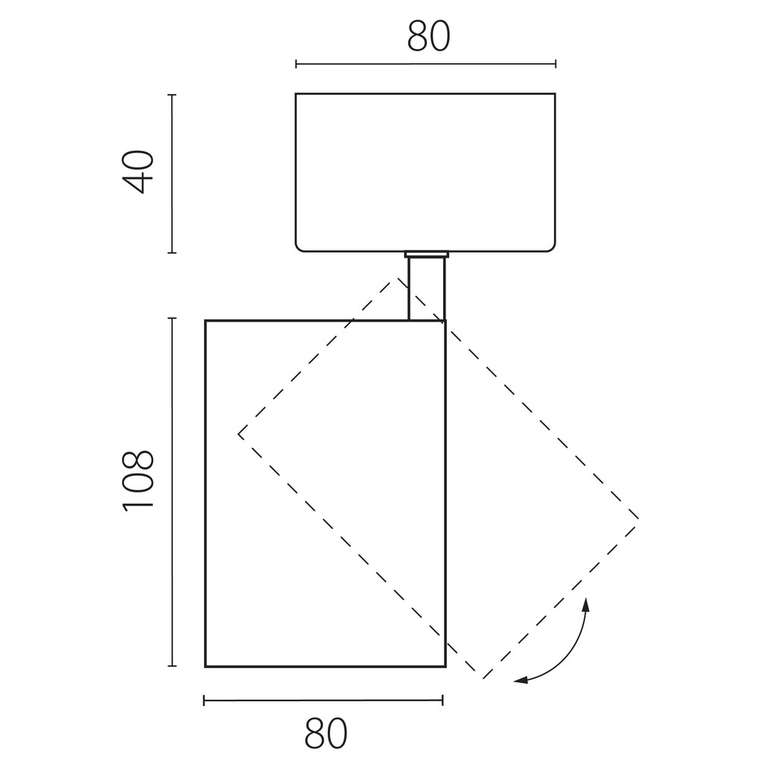Светильник ALTA BASE накладной LED 30W 3525LM 24G БЕЛЫЙ 3000K с накл. чашей (215336 + 215016 + 215010-30)