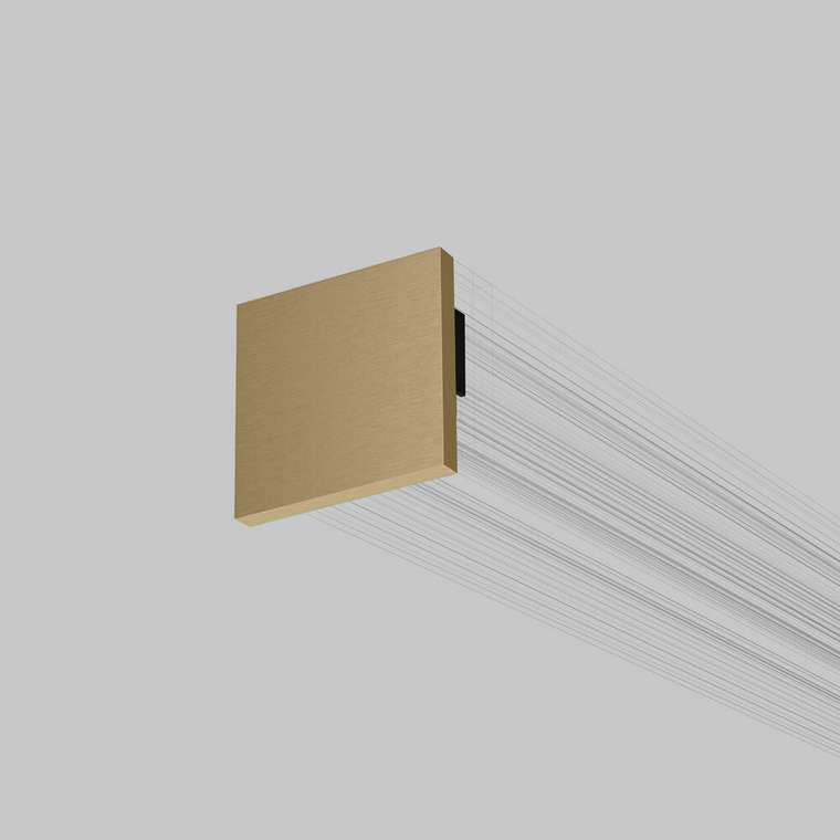 Brass Line Заглушки для накладного шинопровода латунь 2шт 85230/00 Line Magnetic