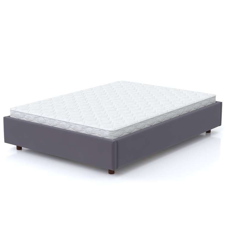 Кровать SleepBox 180x200 темно-серого цвета