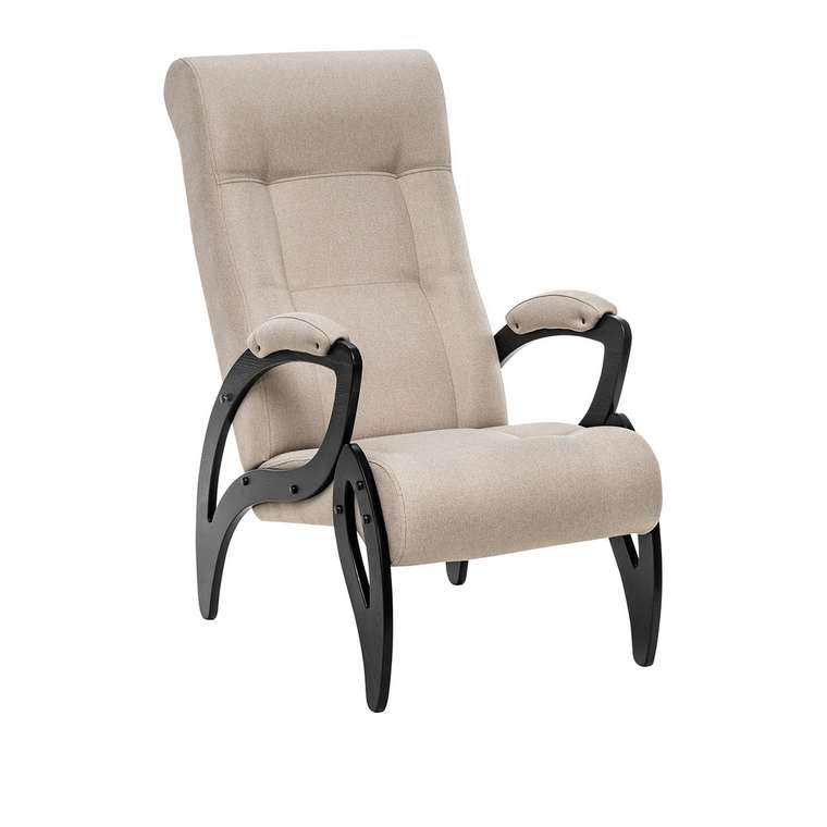 Кресло для отдыха Модель 51 бежевого цвета
