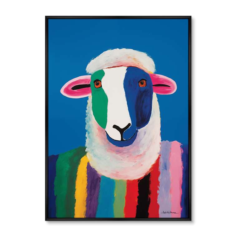 Репродукция картины Sheep couple, No 2, 2024г.