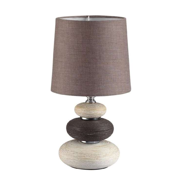 Настольная лампа Comfi 8126/1T (ткань, цвет коричневый)