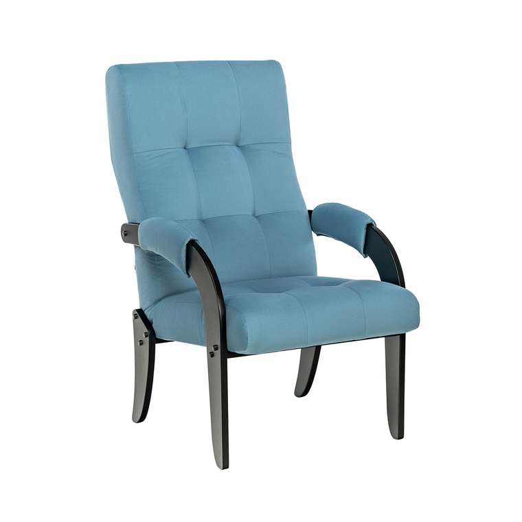 Кресло Спринг темно-голубого цвета