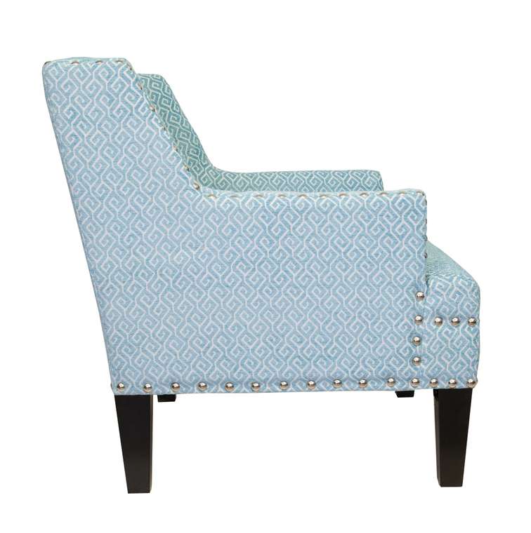 Кресло Mart blue с обивкой из велюра