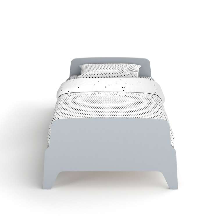 Детская кровать Adil 90x190 серого цвета