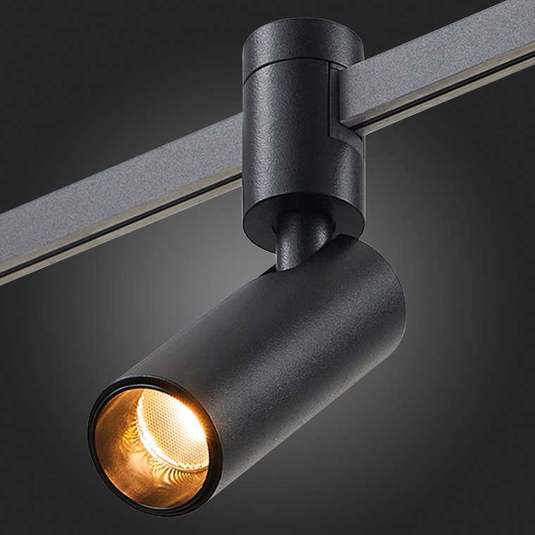 Магнитный трековый светильник FARM Черный LED 1*5W 3000K 341Lm Ra90 60 IP20 D35xH100 24V FARM
