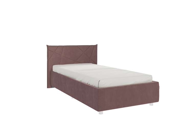 Кровать Квест 90х200 коричневого цвета без подъемного цвета