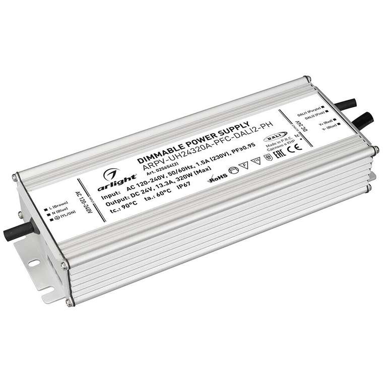 Блок питания Arlight ARPV-UH24320A-PFC-DALI2-PH 025654(2)