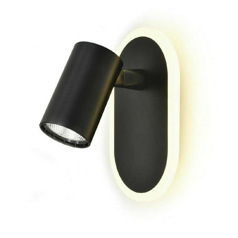 Спот Omega 10222/2LED Black (металл, цвет черный)