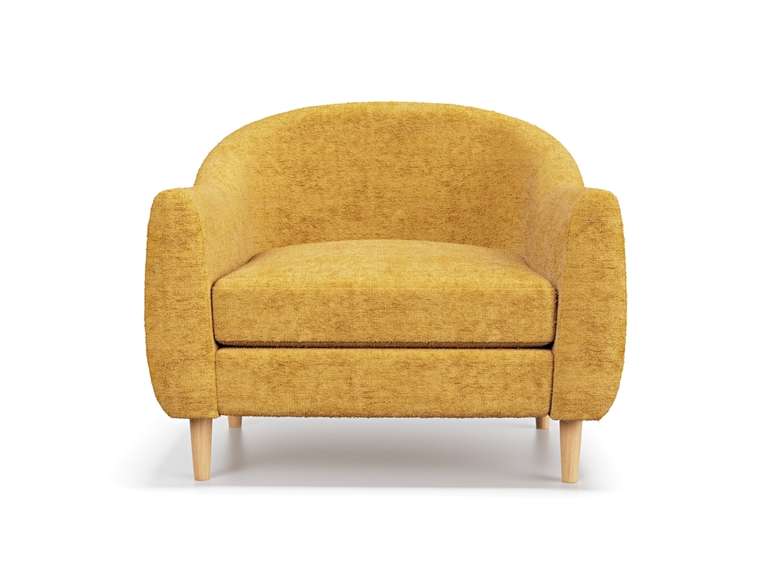 Кресло Орак желтого цвета