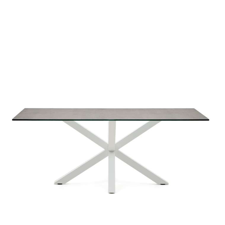 Обеденный стол Arya 200 серого цвета