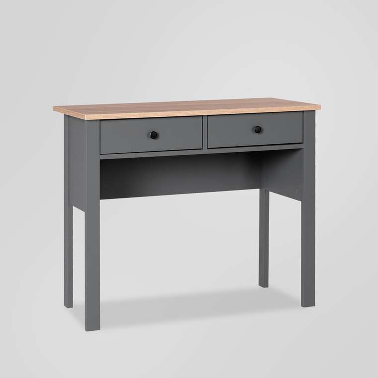 Туалетный столик Сага серого цвета